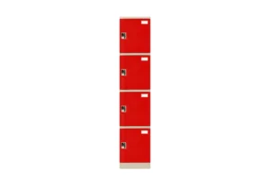 Locker LP01-04 / 4 Puertas - Rojo 19