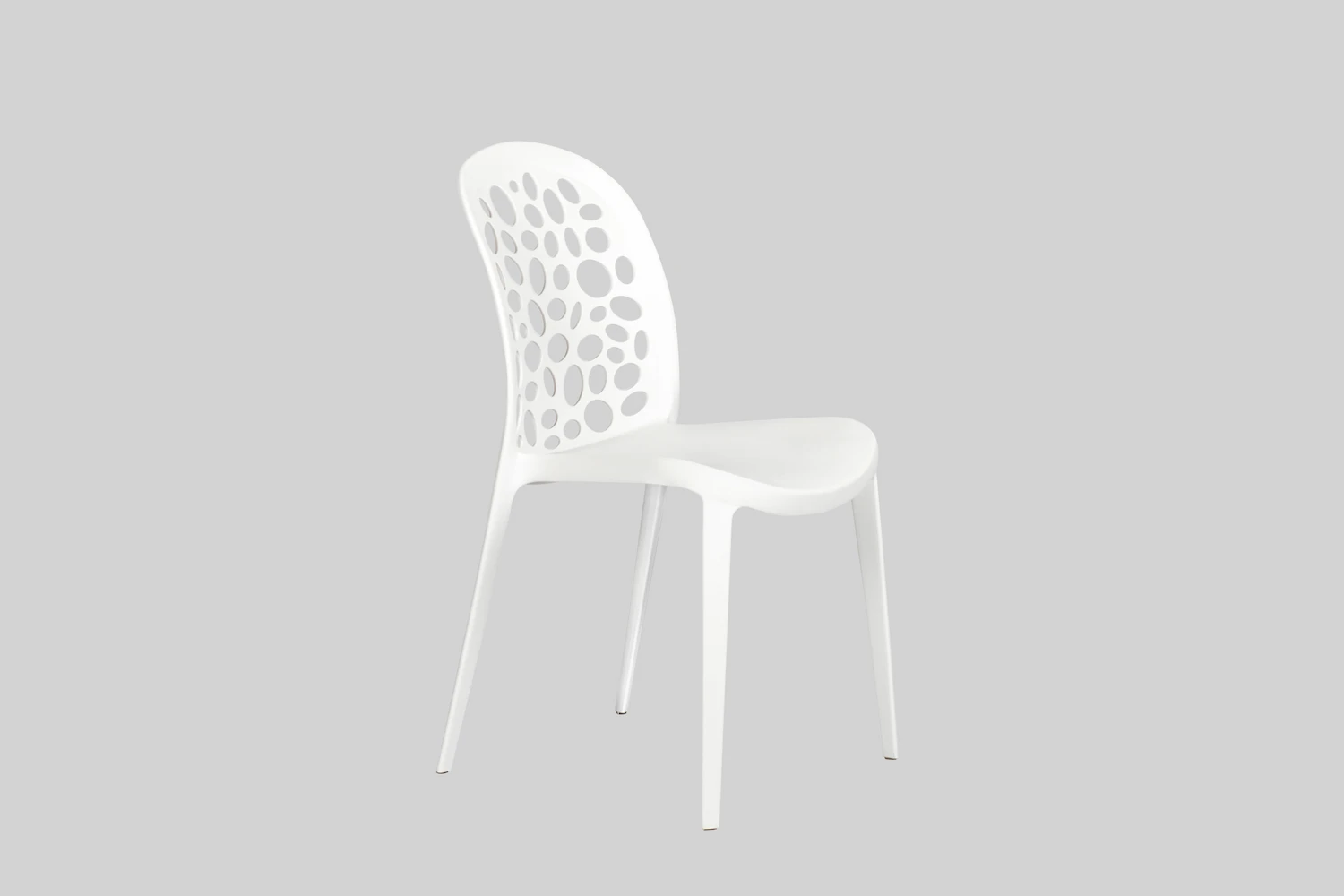 SILLA FIJA PC002 BLANCA - 1 Silla Fija PC002 - Imagen 1